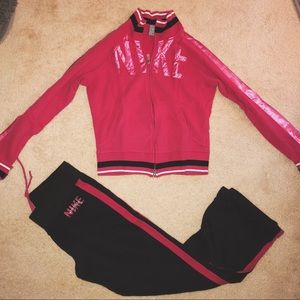 NIKE Pink Track Set